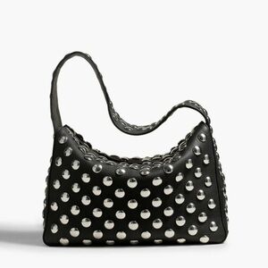 Studded Black Handbag